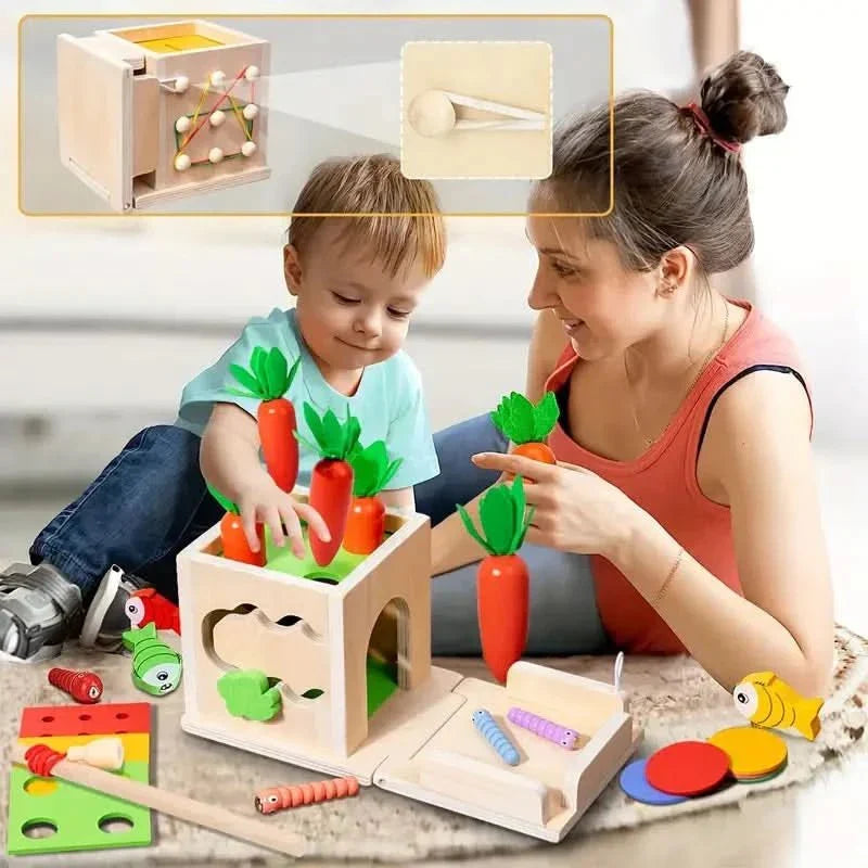 Loopstep | 8-in-1 Montessori Spielbox für Babys - Fördert Entwicklung und Kreativität
