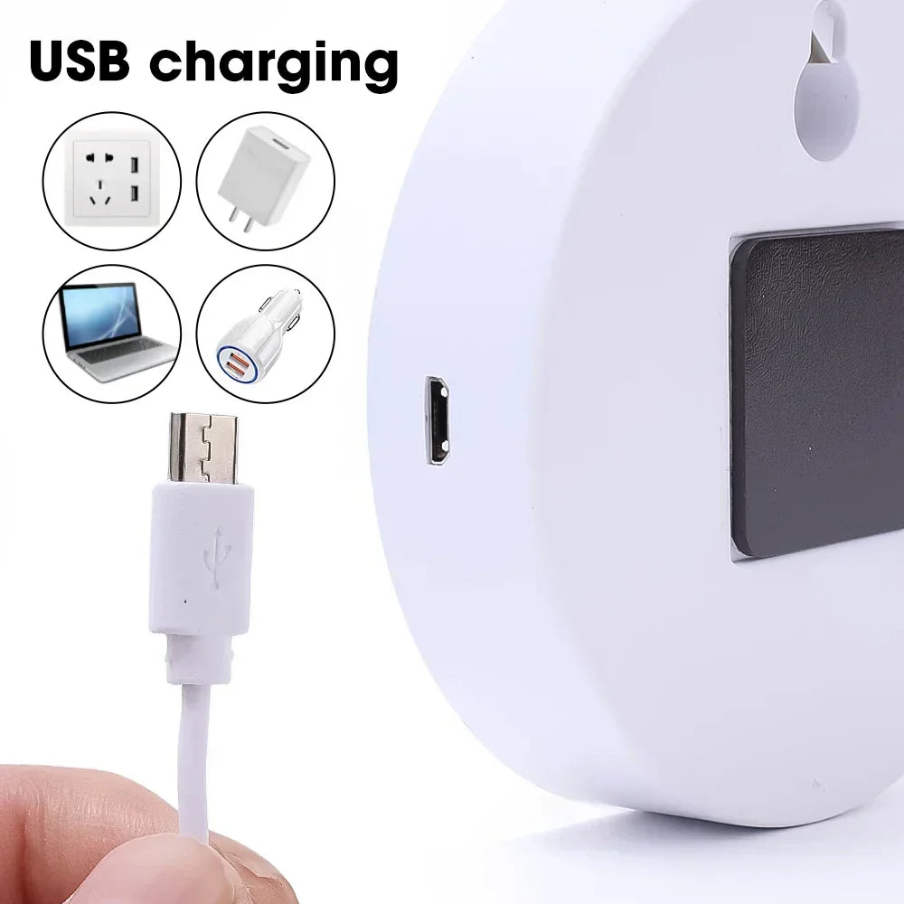 Wiederaufladbare Bewegungsmelder LED Nachtlicht, USB für Zimmer & Treppe