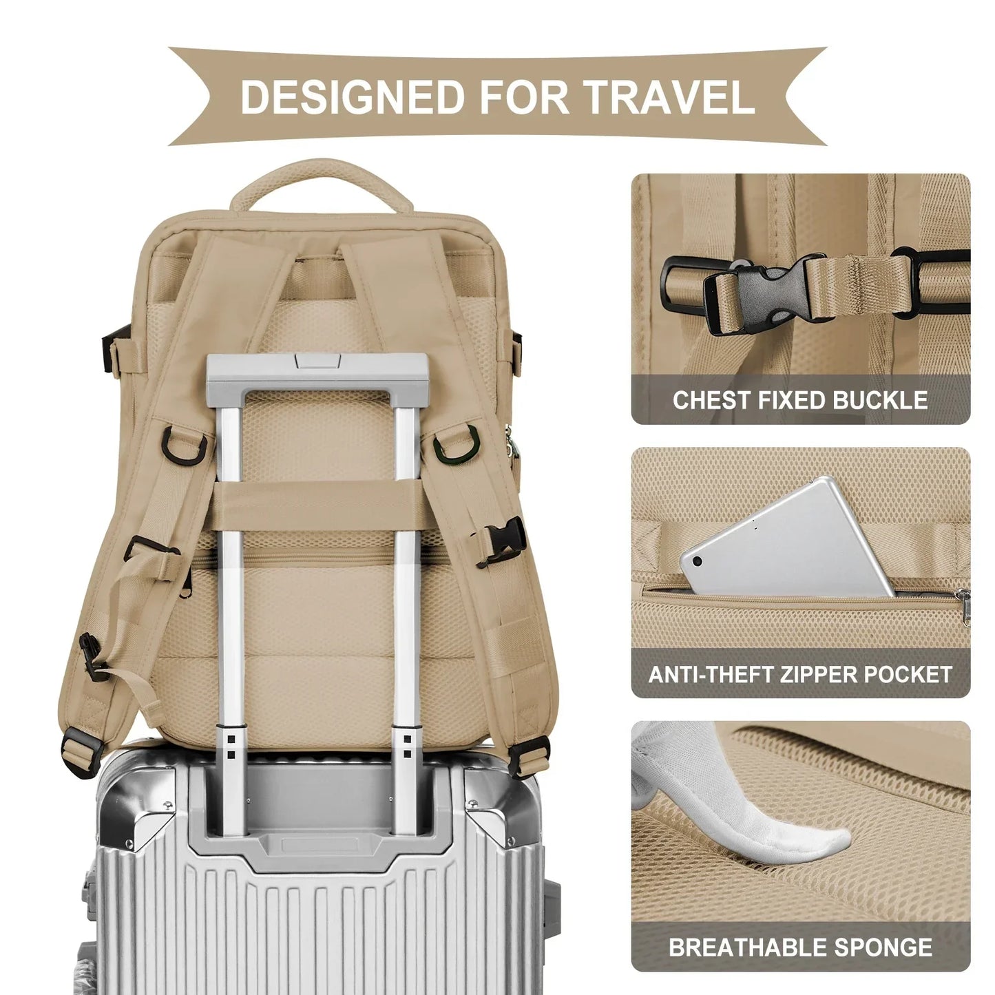 Loopstep | Großer Kapazität Geschäftsreise-Rucksack