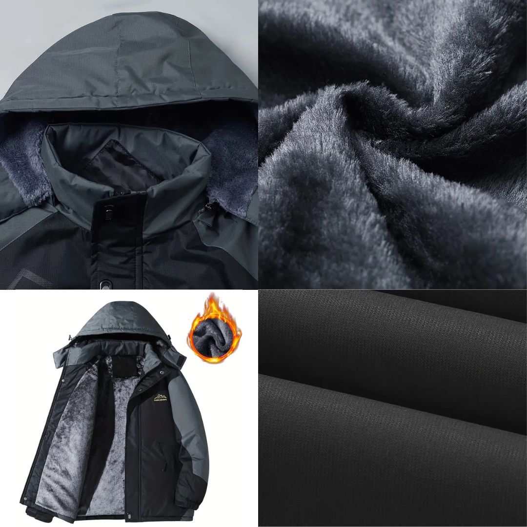 Hochwertige Herren-Outdoorjacke mit Kapuze