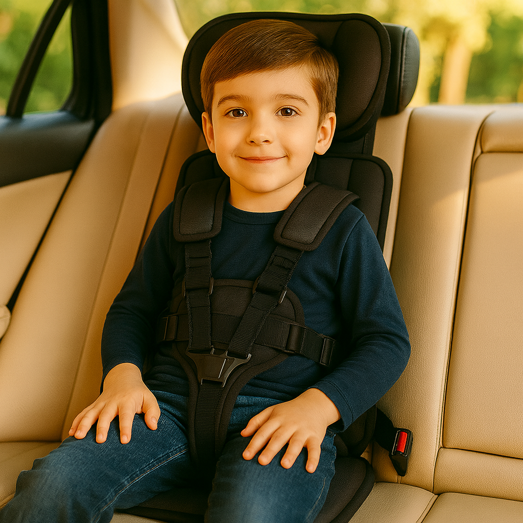 Reise-Autositz Booster, tragbar, faltbar, kompakt für Kleinkinder