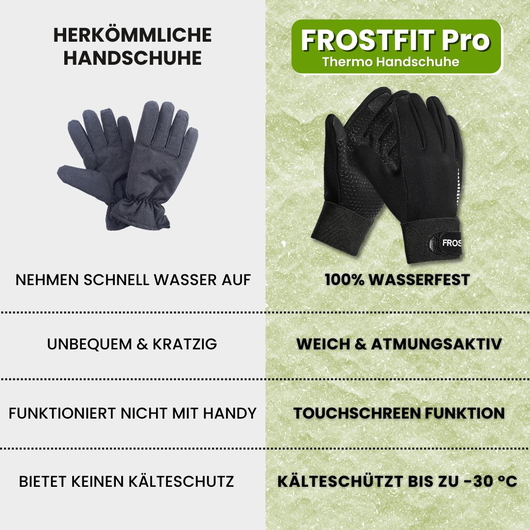 FROSTFIT PRO - Extrem rutschfester & reflektierender Thermohandschuh