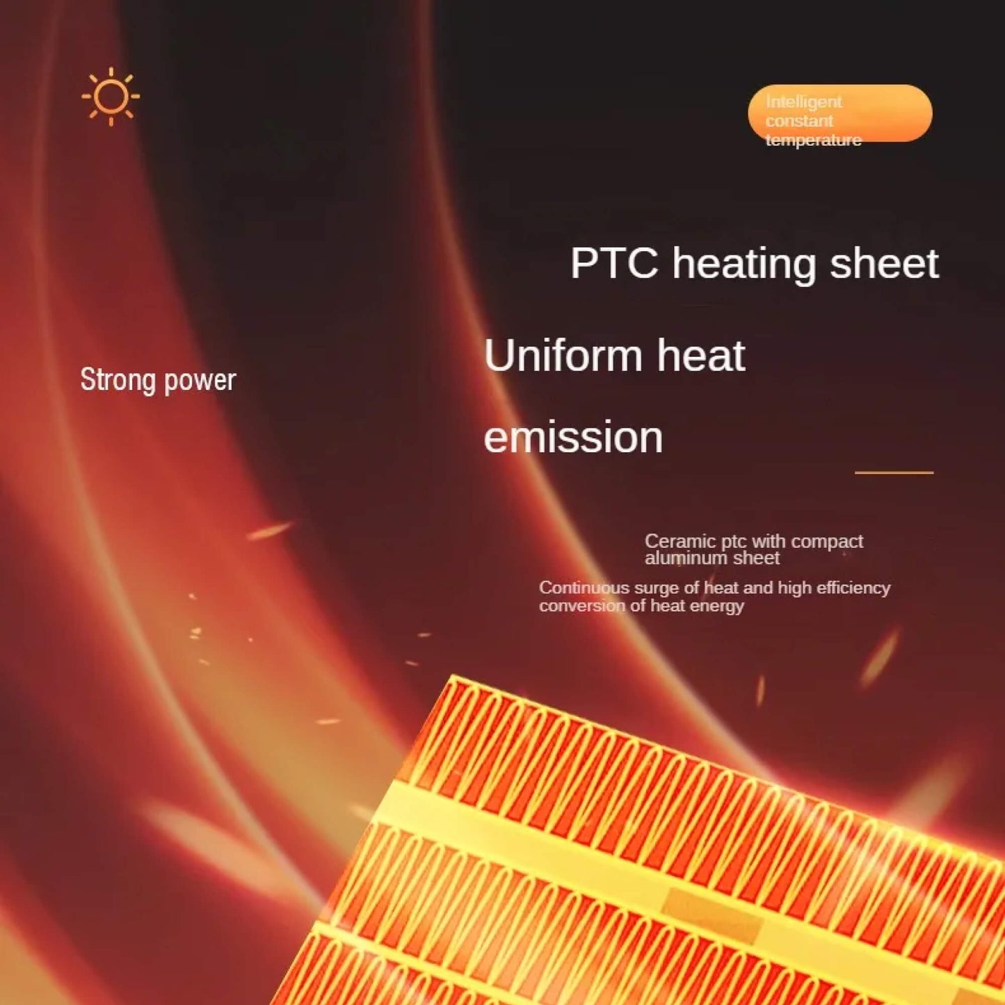 Loopstep | BreezeHeat | Kompakte Heizlüfter – Schnelles Heizen für Zuhause und Büro