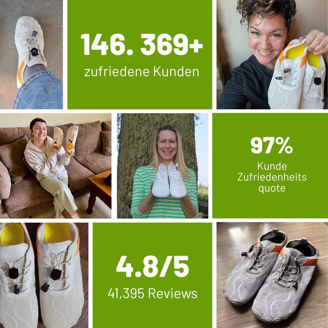 FreeStep  – Gesunde & rutschfeste Barfußschuhe für Entlastung bei Rückenschmerzen & Gelenkproblemen