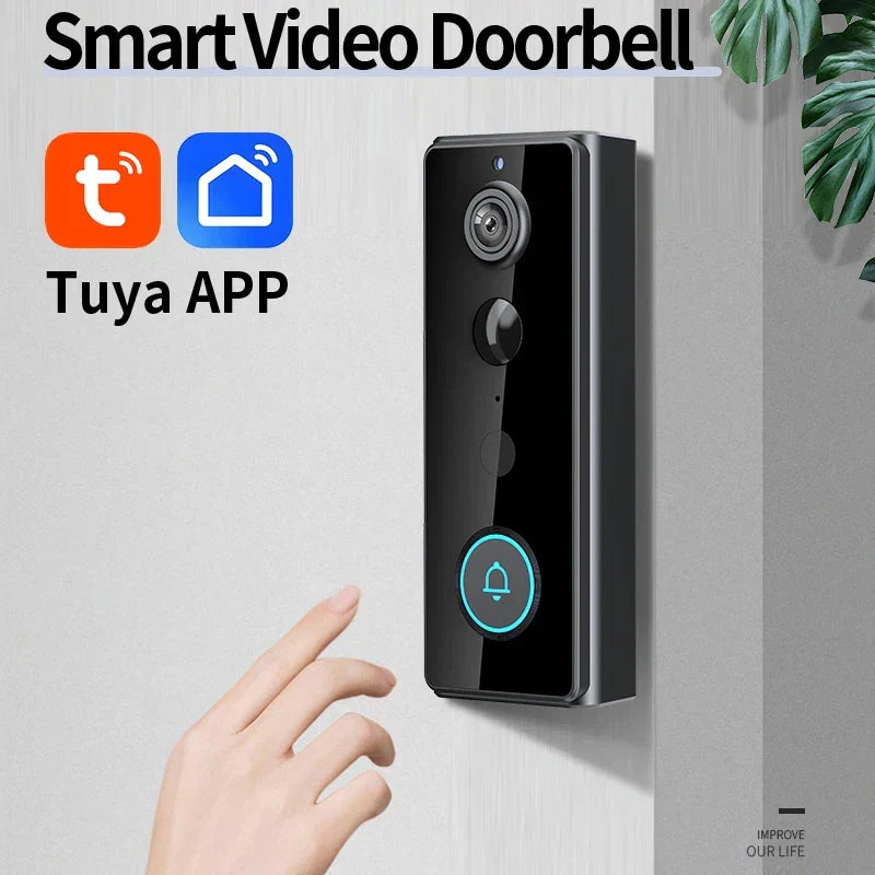 1080P Smart Video-Türklingel mit 180° Sicht, WLAN, Zwei-Wege-Audio