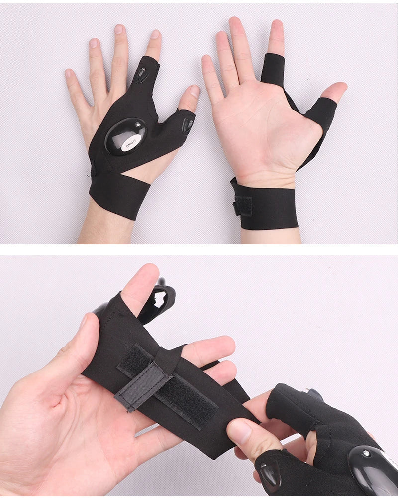 Loopstep | LED Taschenlampenhandschuhe