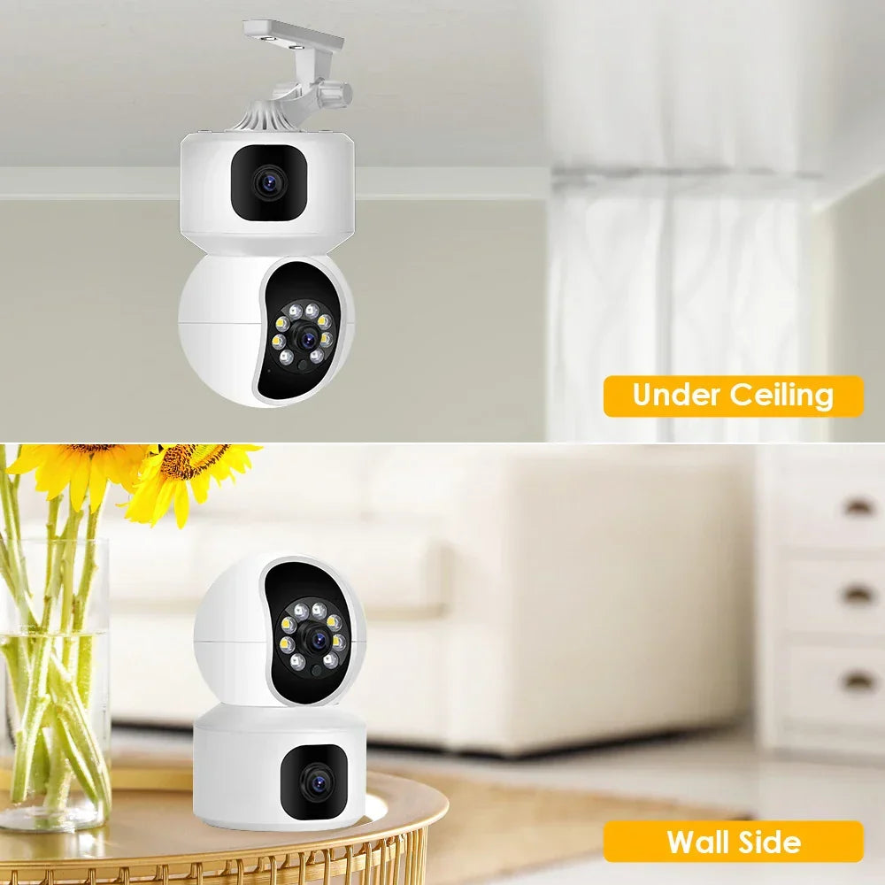 4MP WLAN CCTV Kamera, Nachtsicht, PTZ, Bewegungserkennung & Zwei-Wege-Audio