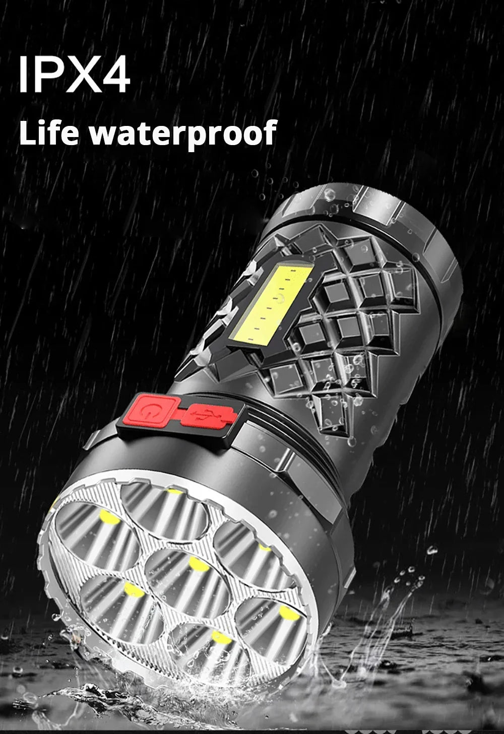 Loopstep | Ultra leistungsstarker LED wiederaufladbarer Taschenlampe