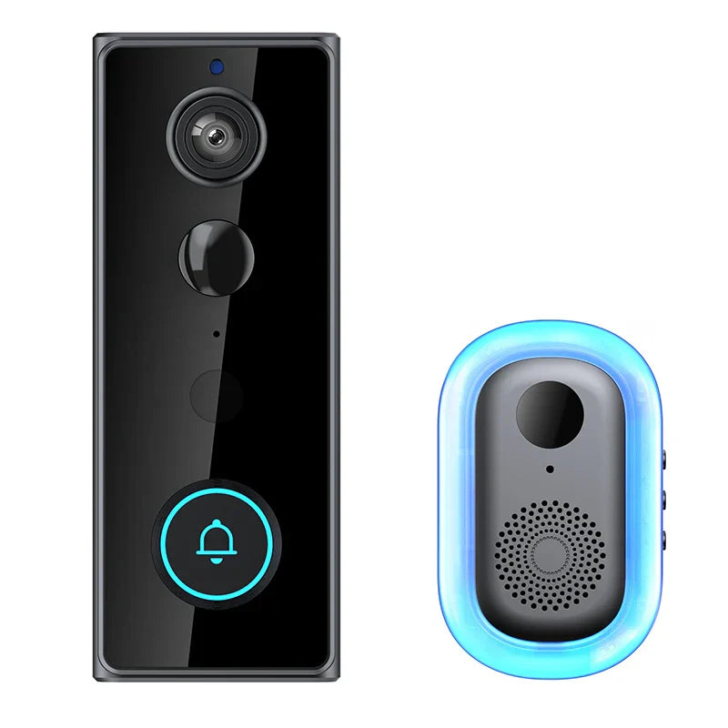 1080P Smart Video-Türklingel mit 180° Sicht, WLAN, Zwei-Wege-Audio