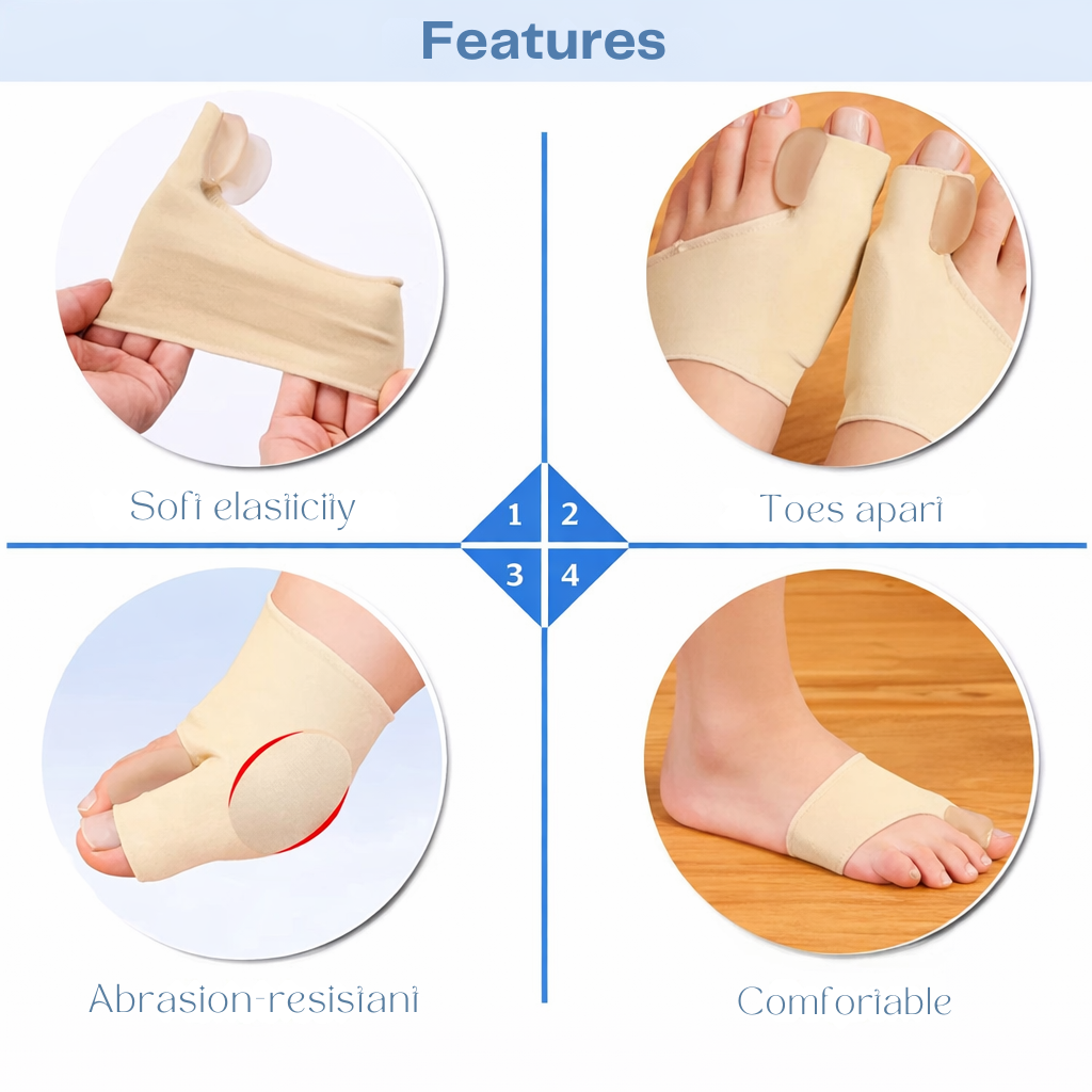 Hallux Valgus | Zehenkorrektor | Druckentlastung beim Gehen | ToeAlign