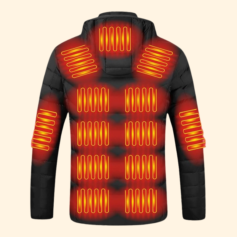 Loopstep | Herren- & Damen-Heizjacke – Beste wiederaufladbare beheizte Pufferjacke, leichte batteriebetriebene Winterjacke UK
