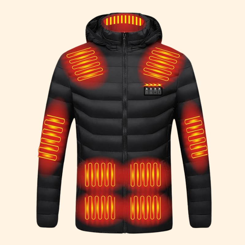 Loopstep | Herren- & Damen-Heizjacke – Beste wiederaufladbare beheizte Pufferjacke, leichte batteriebetriebene Winterjacke UK