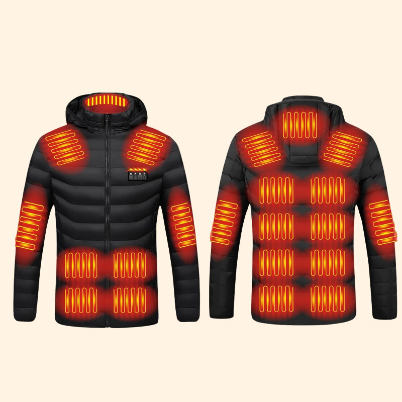 Loopstep | Herren- & Damen-Heizjacke – Beste wiederaufladbare beheizte Pufferjacke, leichte batteriebetriebene Winterjacke UK