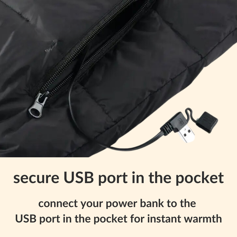 Loopstep | Herren- & Damen-Heizjacke – Beste wiederaufladbare beheizte Pufferjacke, leichte batteriebetriebene Winterjacke UK