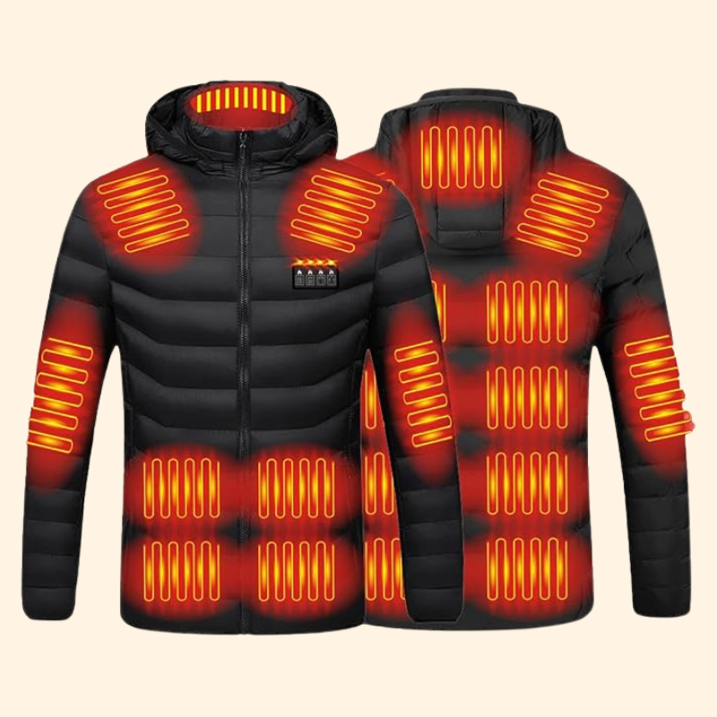 Loopstep | Herren- & Damen-Heizjacke – Beste wiederaufladbare beheizte Pufferjacke, leichte batteriebetriebene Winterjacke UK