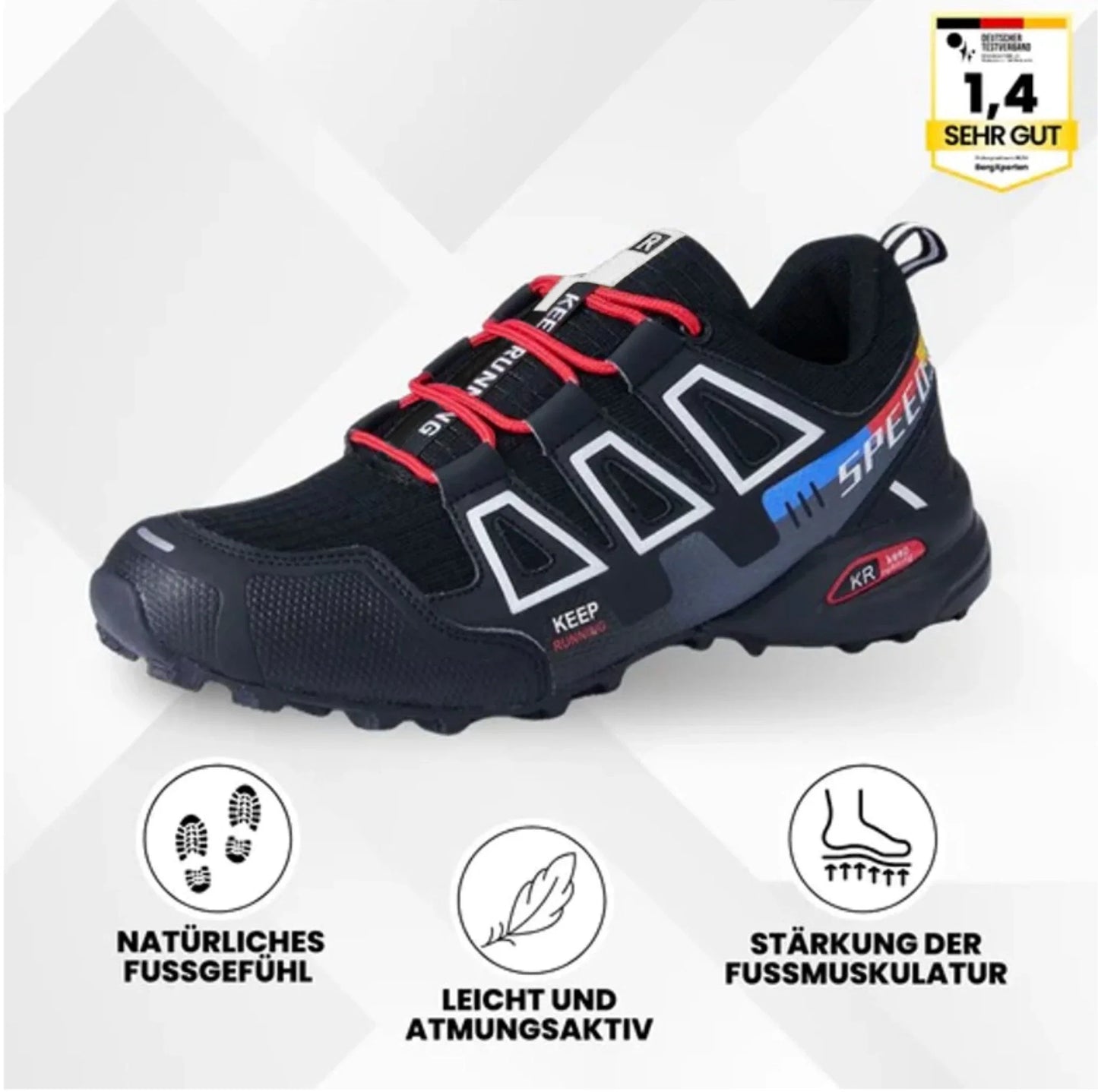 OrthoTrekking – Ergonomische Wanderschuhe für sicheres, gelenkschonendes Gehen für Senioren
