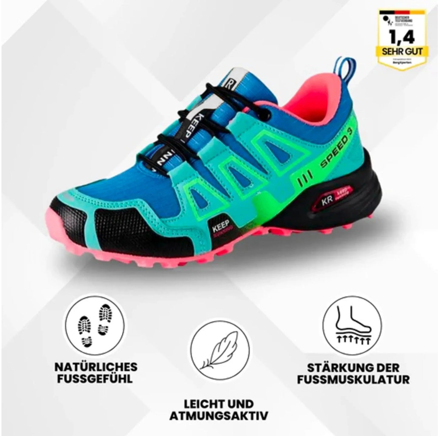 OrthoTrekking – Ergonomische Wanderschuhe für sicheres, gelenkschonendes Gehen für Senioren