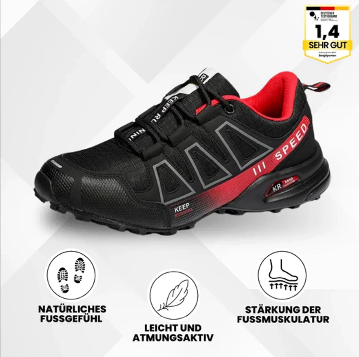 OrthoTrekking Fit – Gesunde Trekking u.-Wanderschuhe für mehr Bewegung & Gewichtsverlust