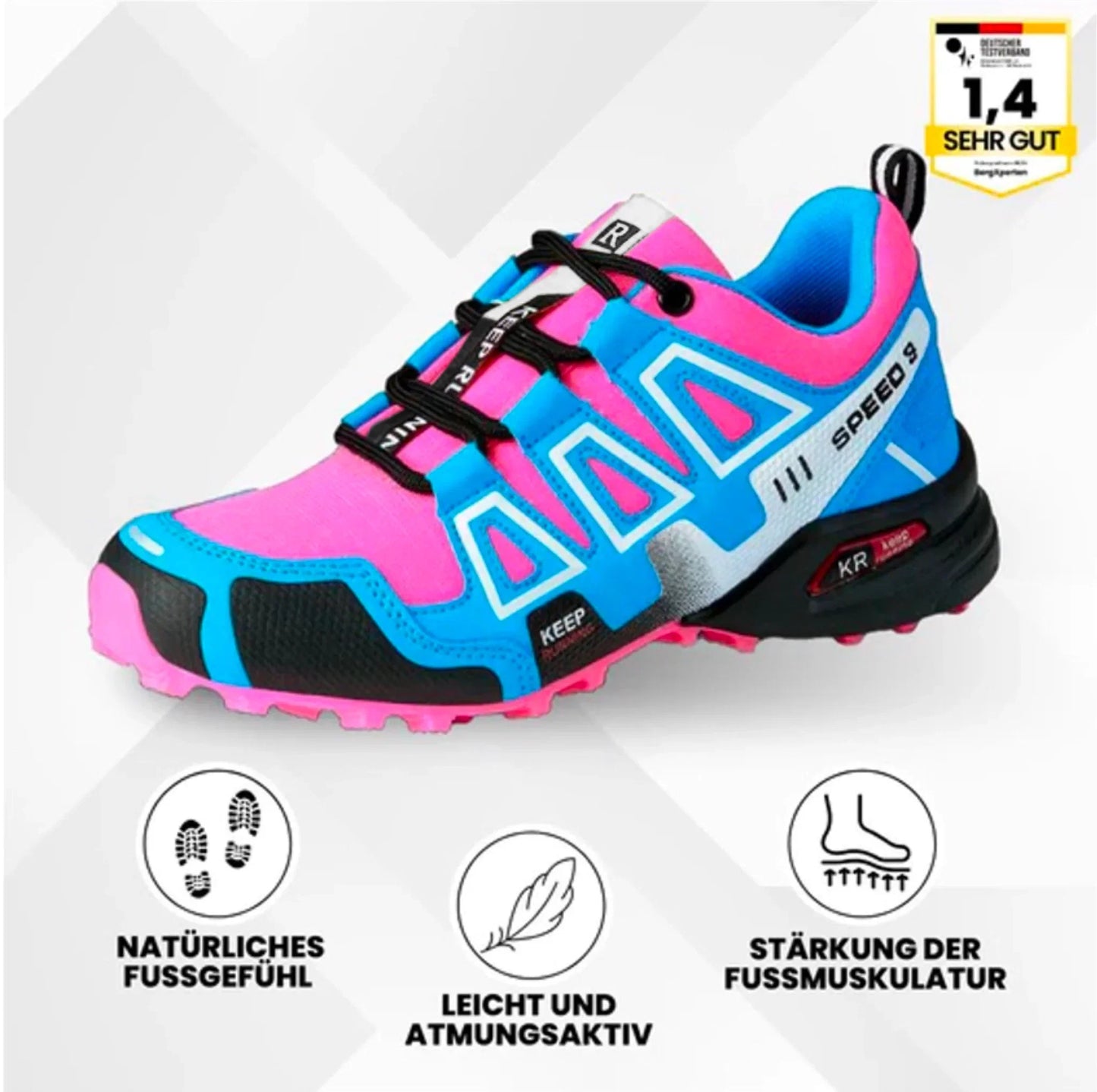 OrthoTrekking – Ergonomische Wanderschuhe für sicheres, gelenkschonendes Gehen für Senioren