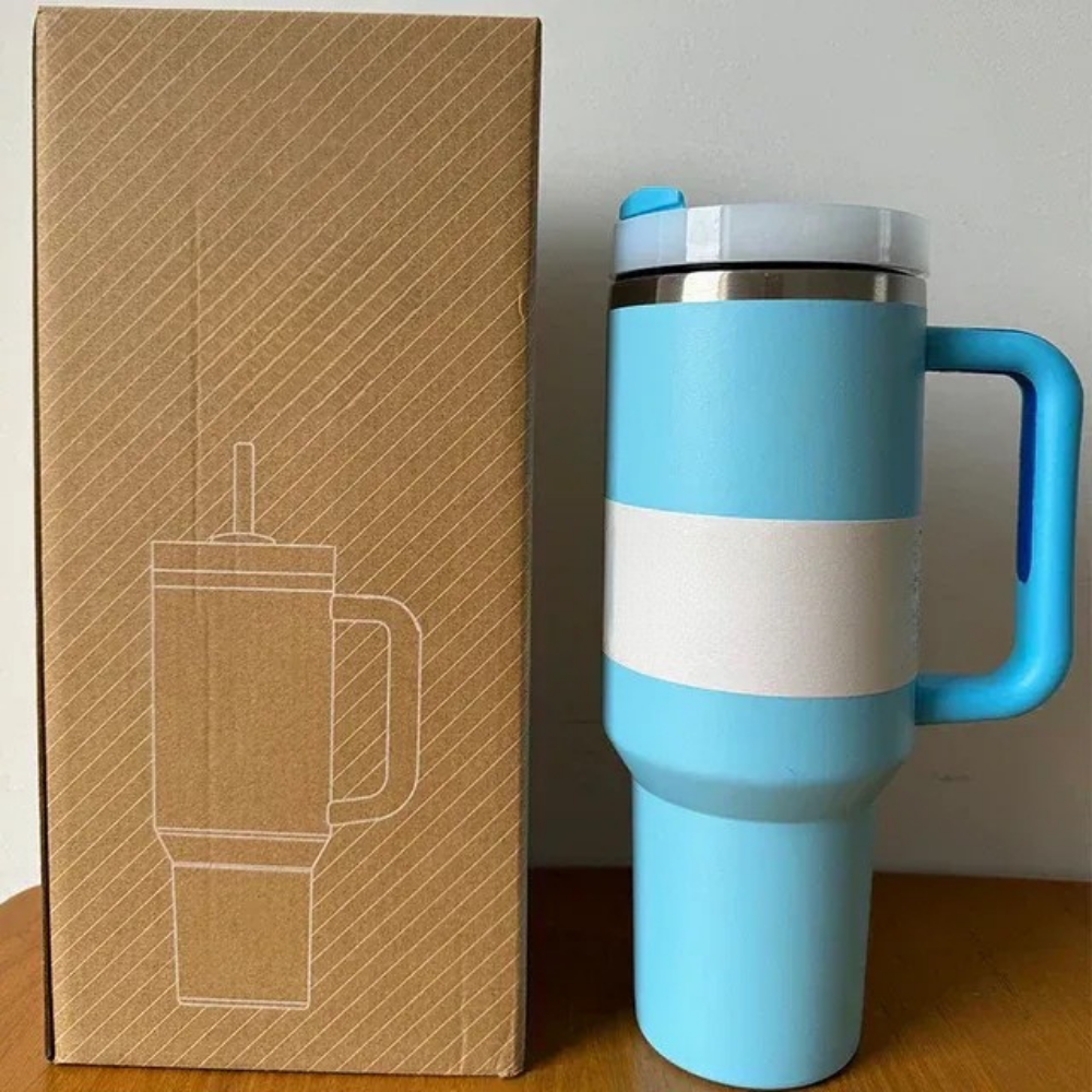 Reisebecher Edelstahl, auslaufsicher, Thermo Trinkbecher
