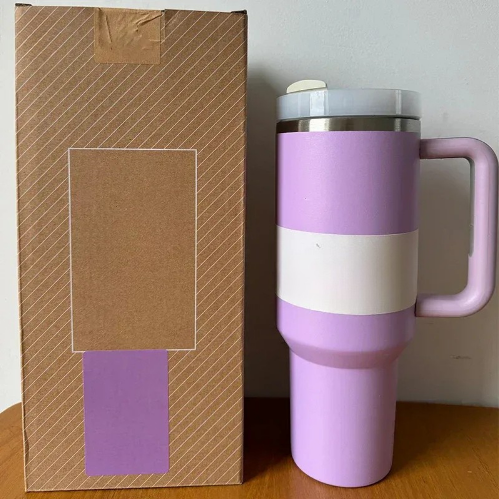 Reisebecher Edelstahl, auslaufsicher, Thermo Trinkbecher