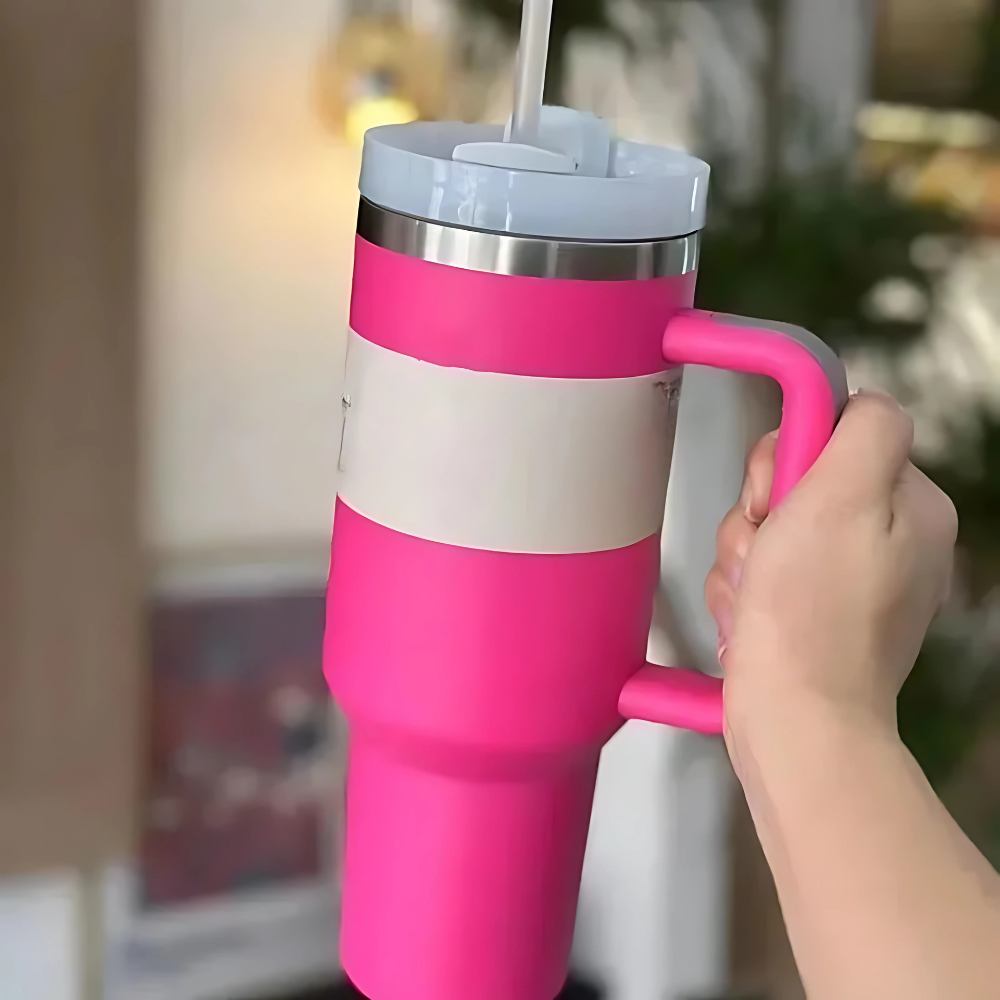 Reisebecher Edelstahl, auslaufsicher, Thermo Trinkbecher