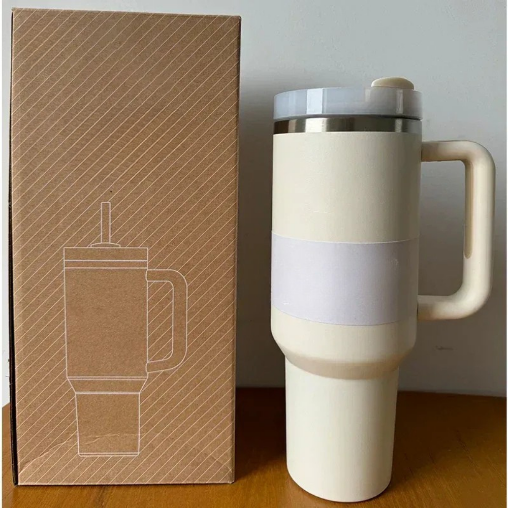 Reisebecher Edelstahl, auslaufsicher, Thermo Trinkbecher