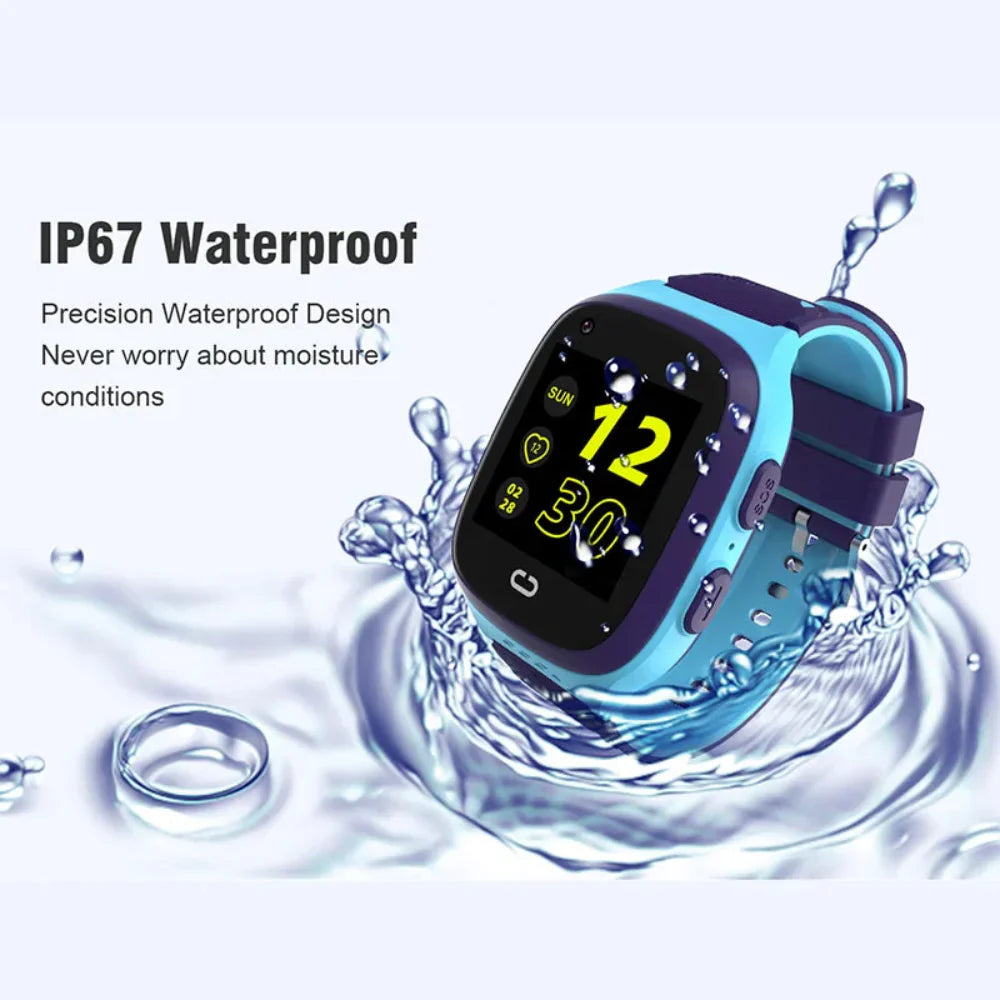 Kinder Smartwatch, GPS Tracker, wasserdicht, Touchscreen & Kamera
