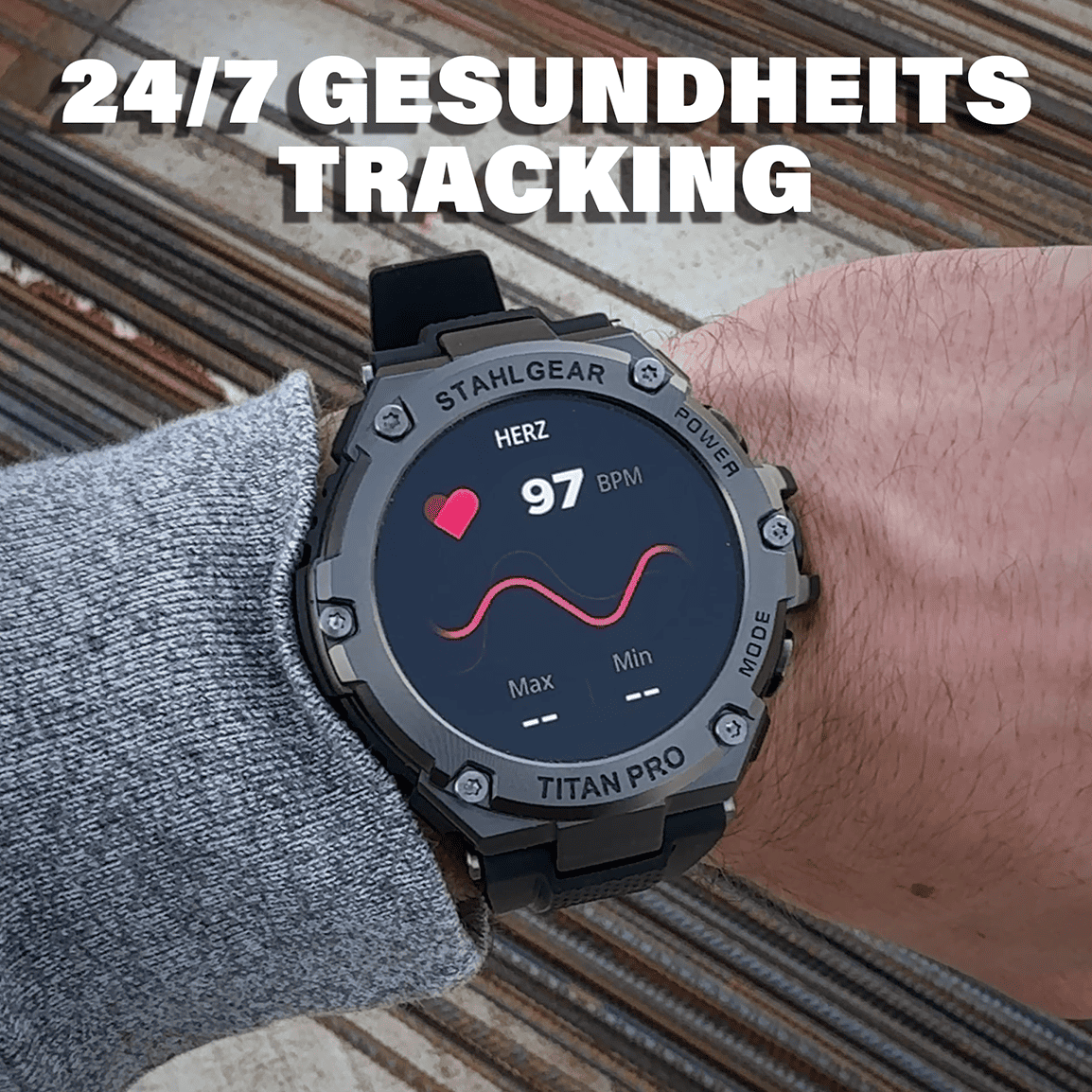 Titan Pro + Gratis Frauen Smartwatch