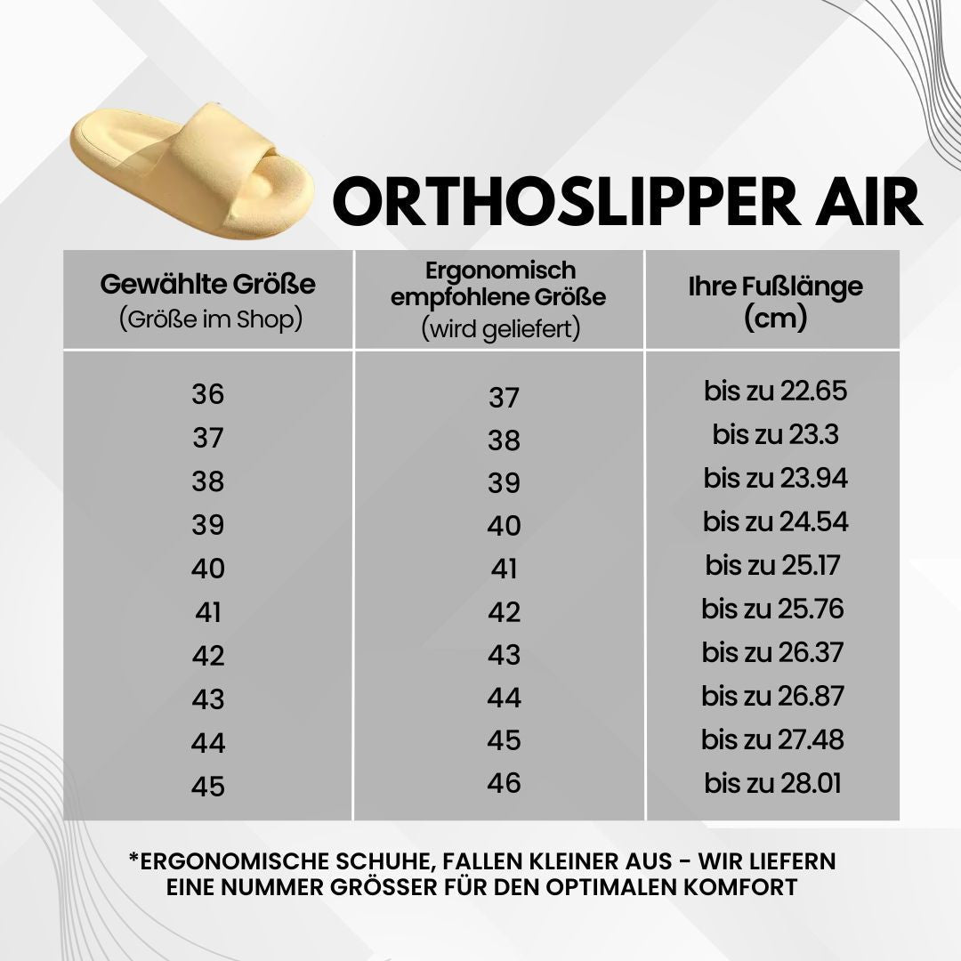 OrthoSlipper Air - das Original für maximalen Komfort