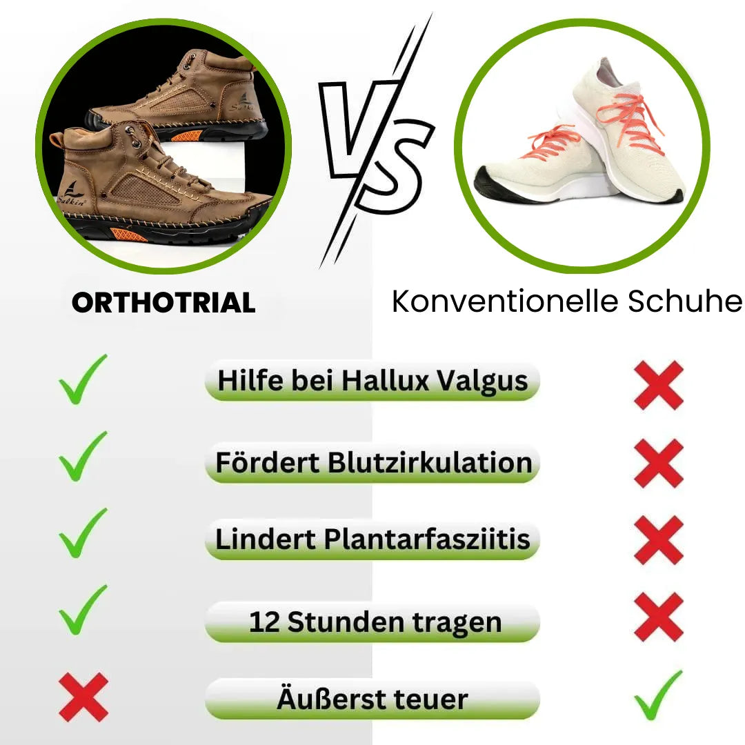 OrthoTrial - Ergonomischer & wasserdichter Schuh zur Schmerzlinderung