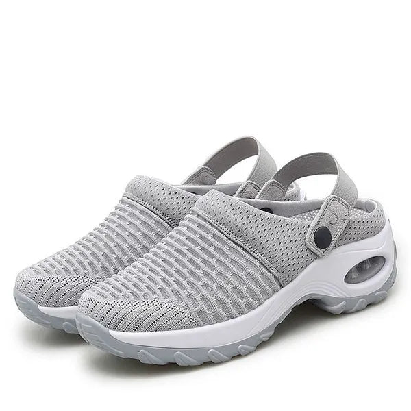 Orthopädische Clogs Damen Mesh | Luftpolster-Dämpfung | Rutschfeste Slipper | Airova