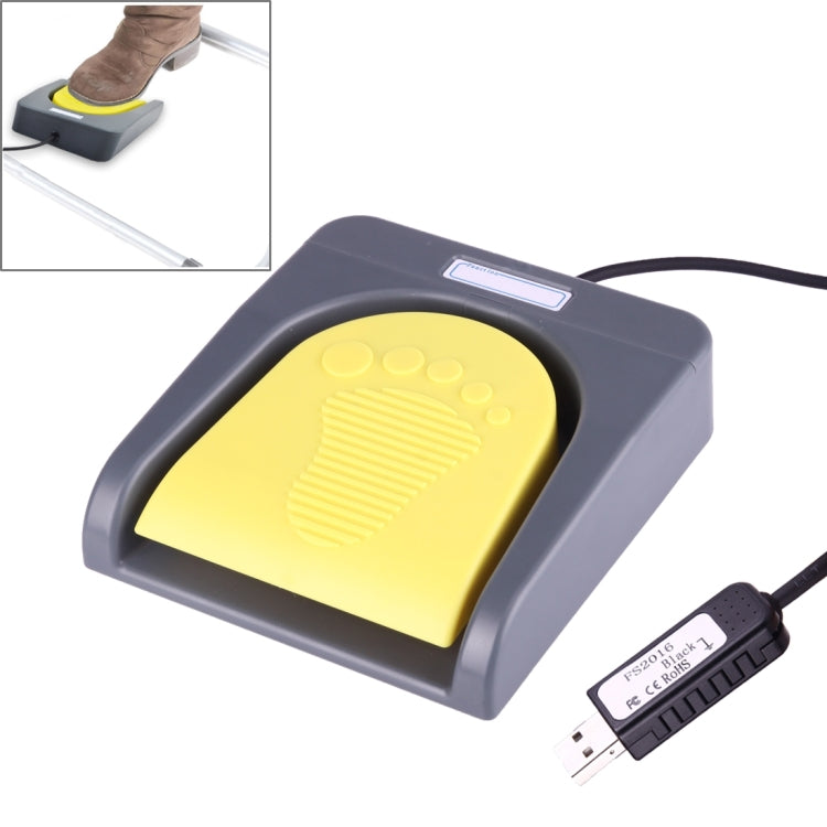 Loopstep | FS2016_USB PCsensor USB-Fußschalter Fußsteuerungstastatur, Multimedia / Tastatur / Gamepad / Maus / String / B Ultraschallbildakquisitionsfunktionen