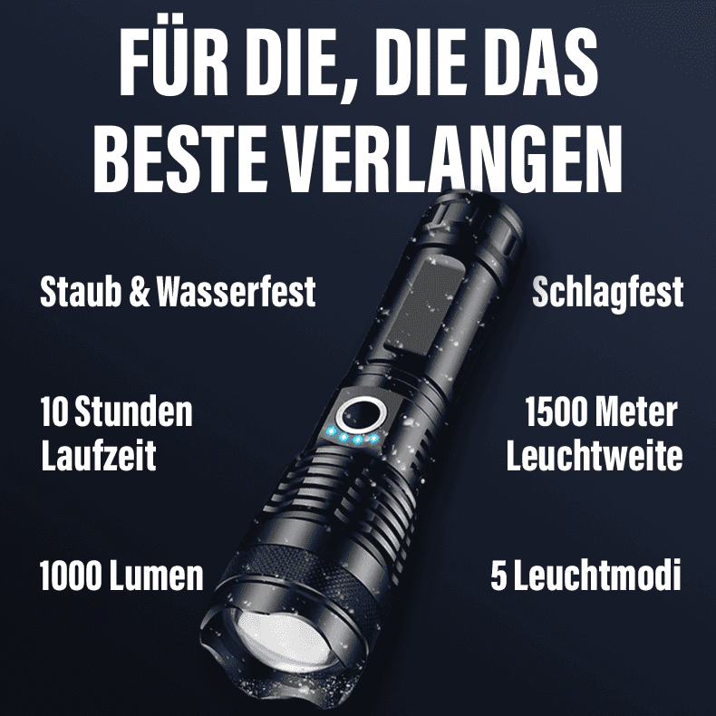 StahlGear - LED Taschenlampe