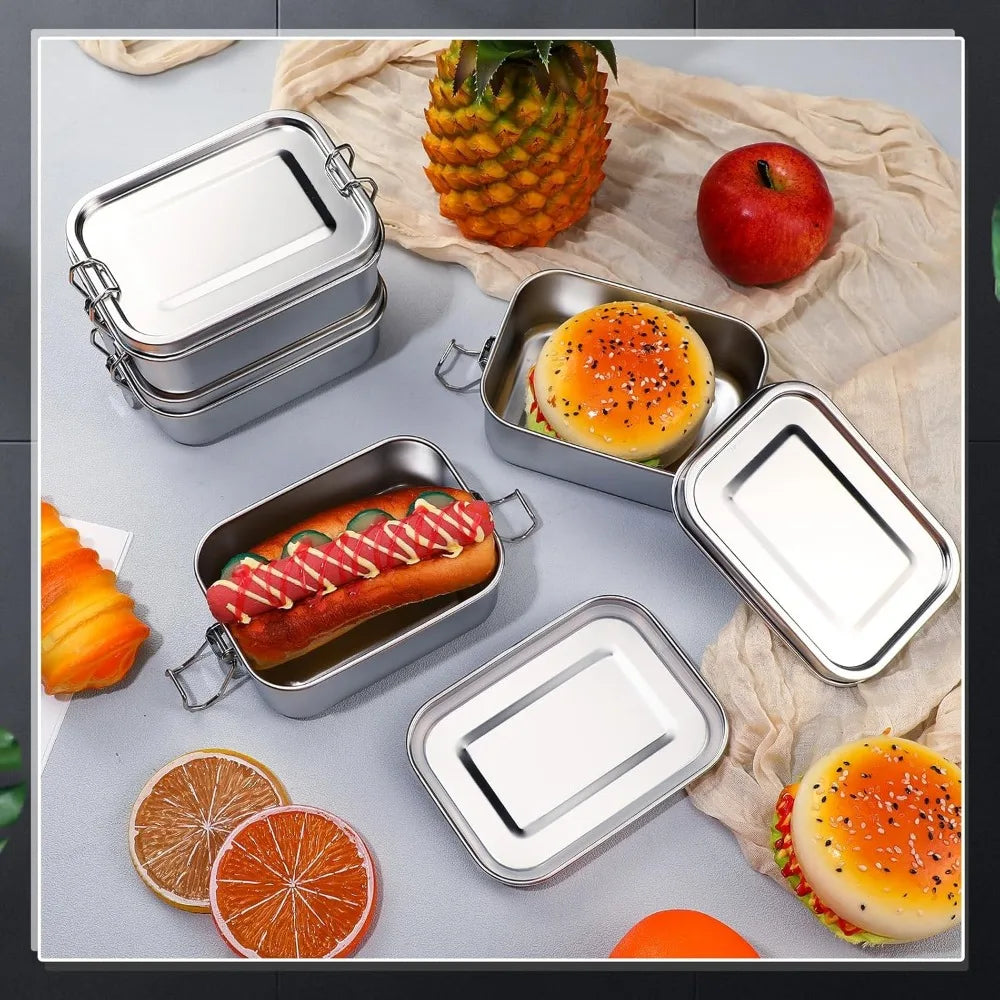 MealCraft – Bento-Lunchbox Edelstahl 800 ml mit Fächern auslaufsicher & spülmaschinenfest
