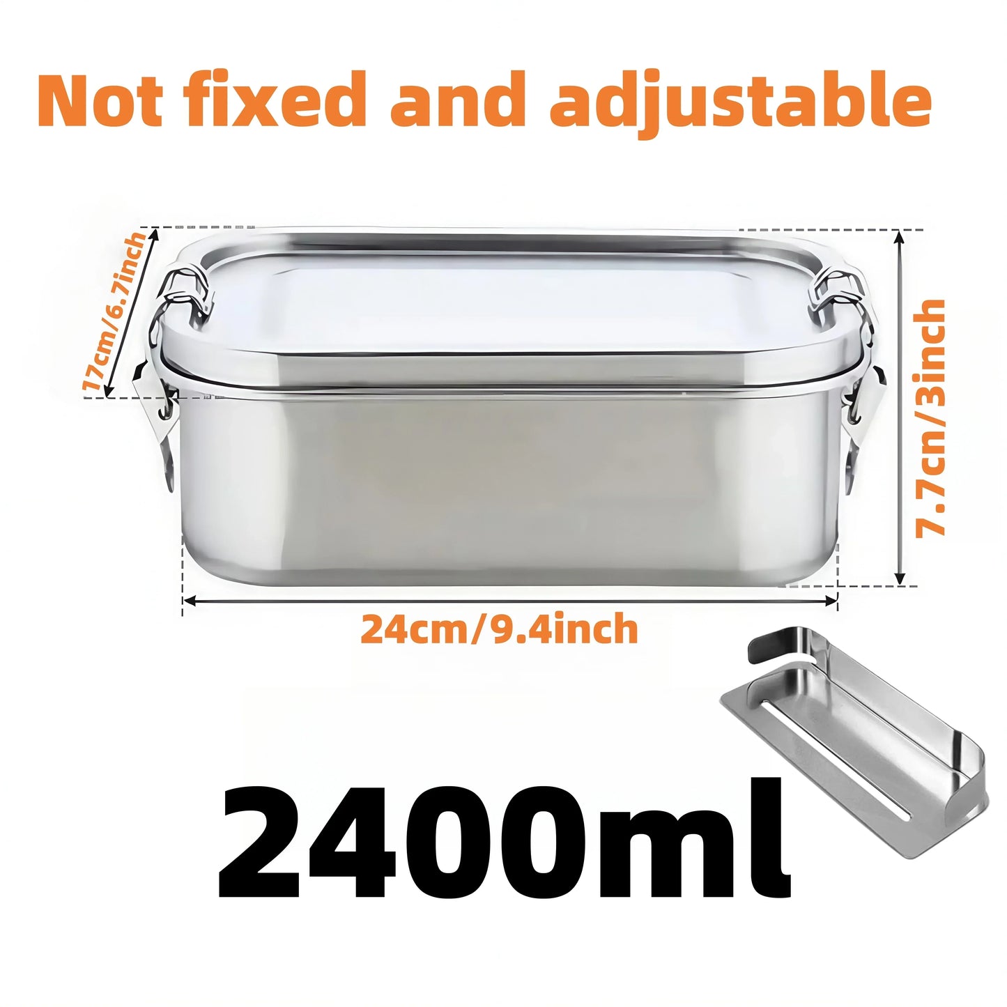 MealCraft – Bento-Lunchbox Edelstahl 800 ml mit Fächern auslaufsicher & spülmaschinenfest