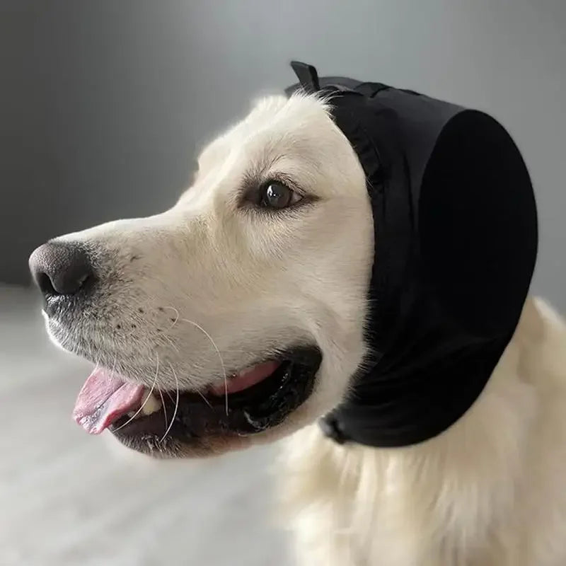 Loopstep | Geräuschdämpfende Hundeohrenschützer | Bequemes, atmungsaktives Polyester zur Linderung von Ängsten bei Feuerwerk und Gewittern