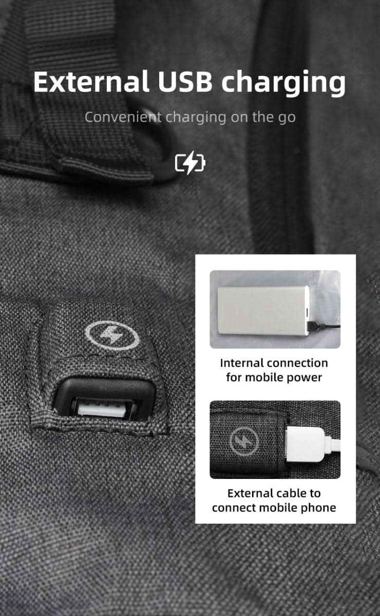 Loopstep | Multifunktionaler Rucksack für draußen mit USB-Anschluss