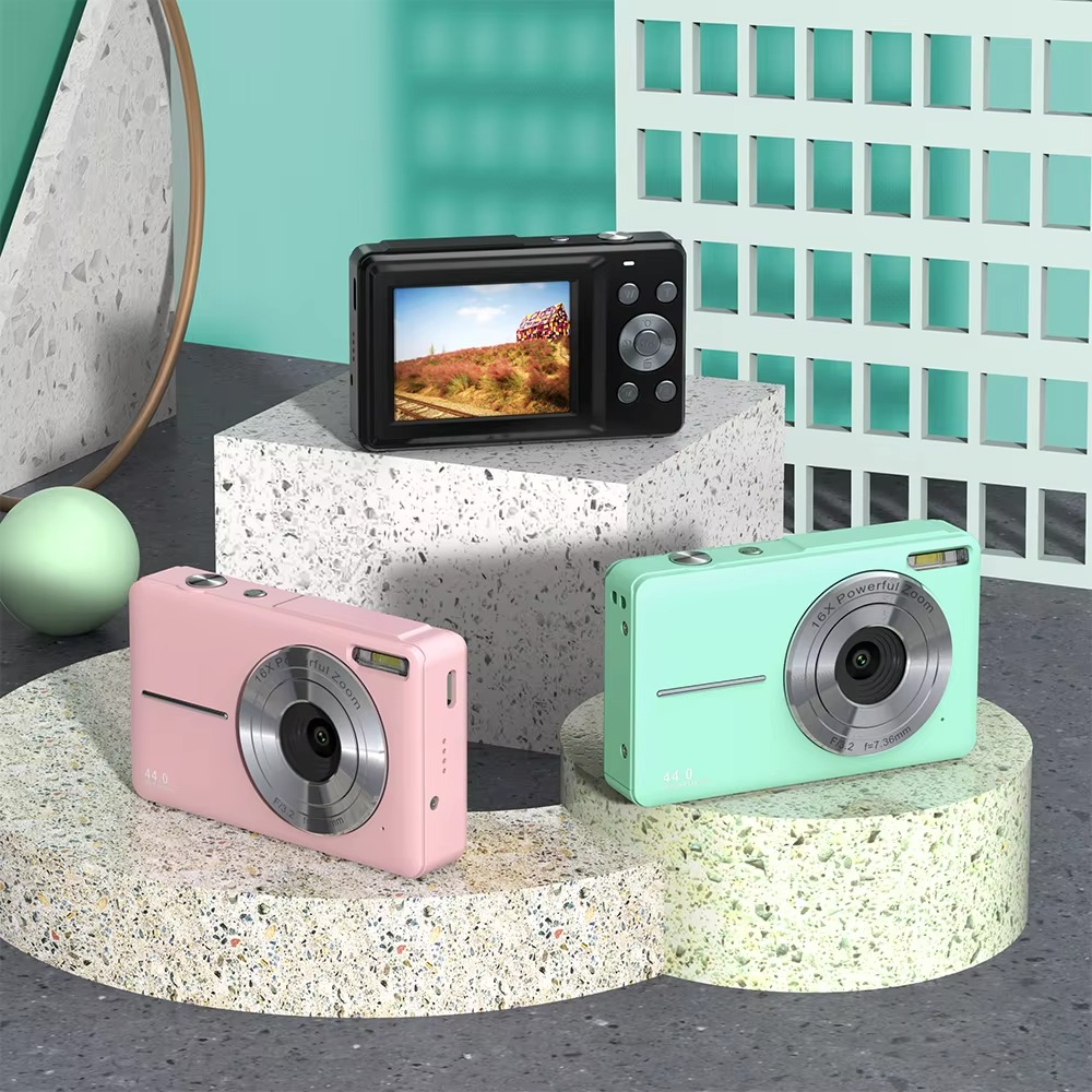 Loopstep | Hochauflösende Digitalkamera für Kinder - 1080P HD, 44MP mit 16-fachem Zoom