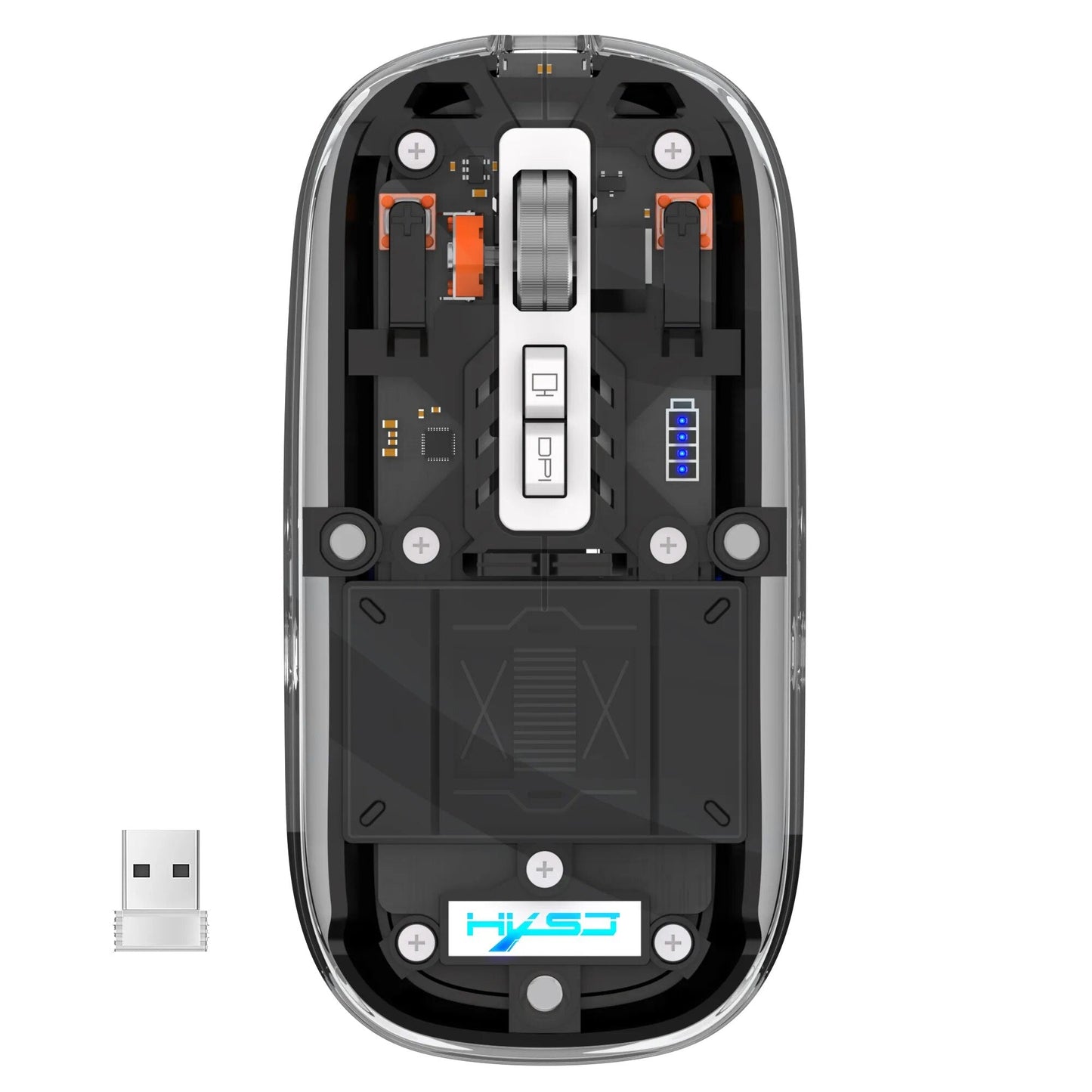 Loopstep | Transparente kabellose Bluetooth-Maus