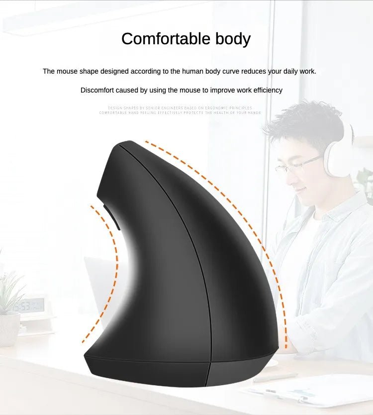 Loopstep | Ergonomische drahtlose vertikale Maus