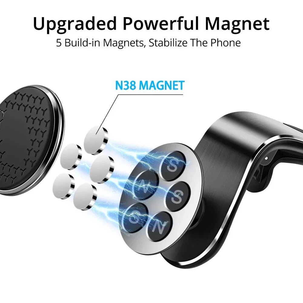 Loopstep | Magnetischer Auto-Luftauslass Clip Handyhalter
