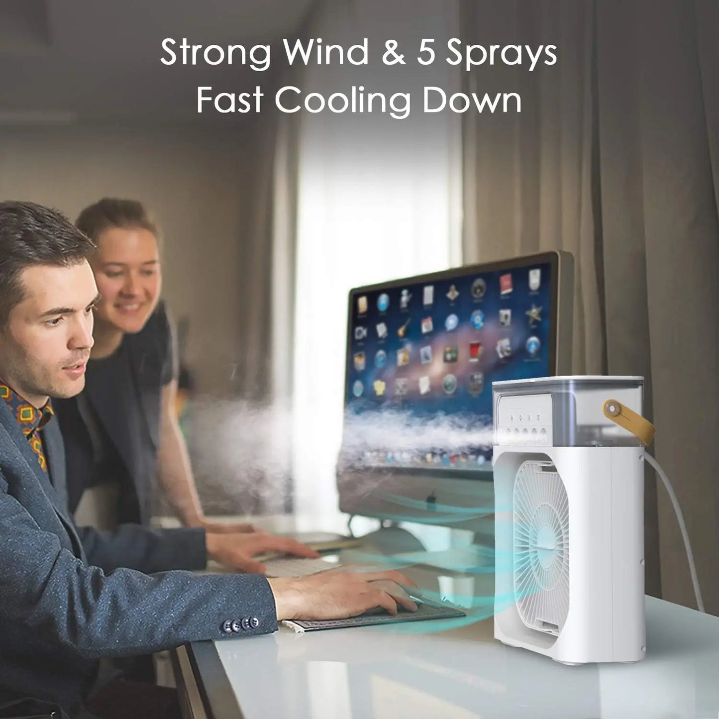 Loopstep | AirMist Pro Desktop Luftbefeuchter Ventilator