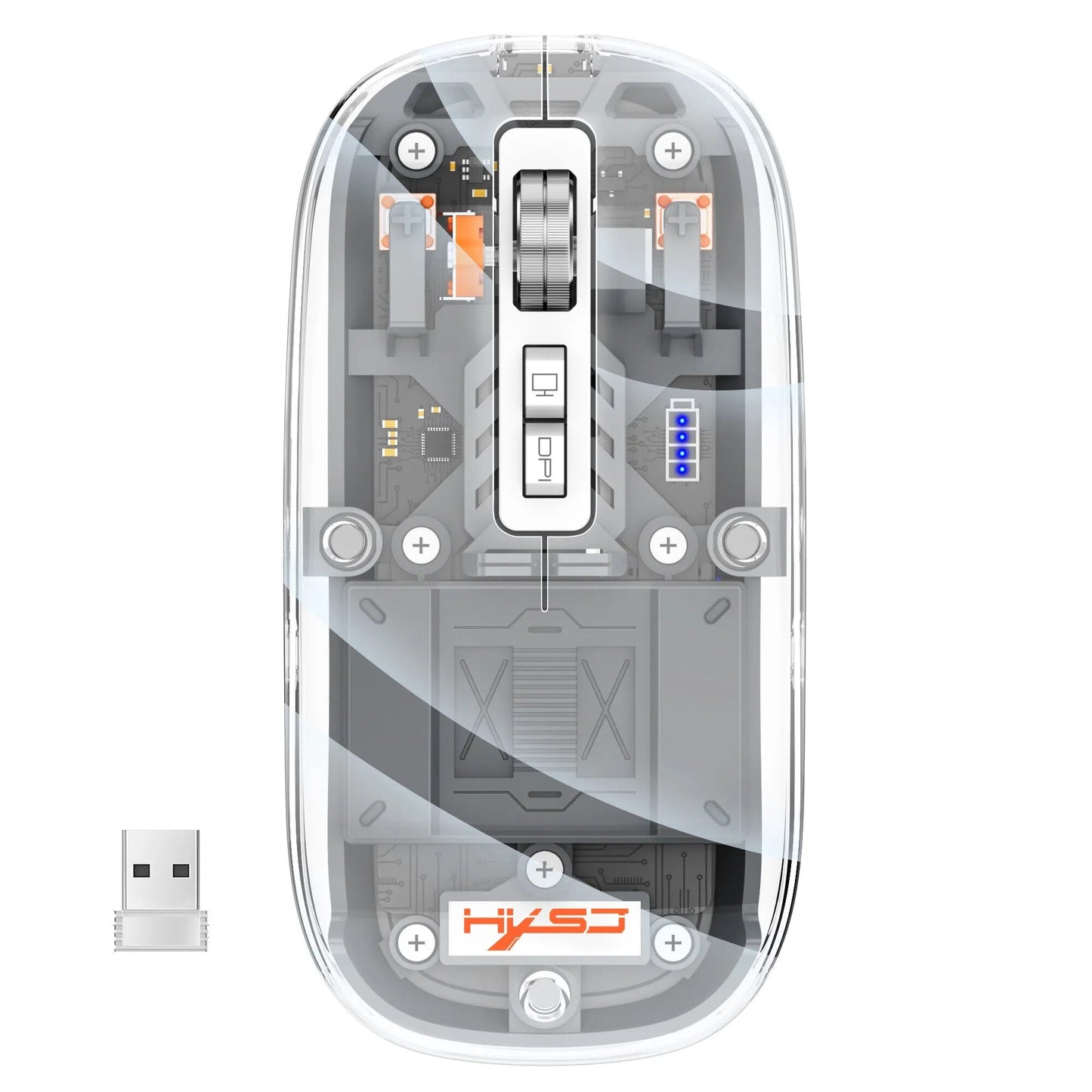 Loopstep | Transparente kabellose Bluetooth-Maus