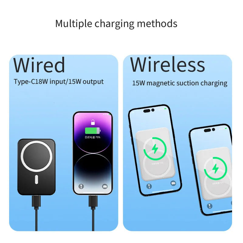 Loopstep | Magnetische drahtlose Powerbank mit Kickstand