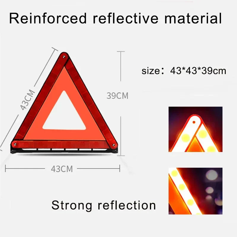 Loopstep™ Faltbares Notfall-Warndreieck, reflektierend, kompakt