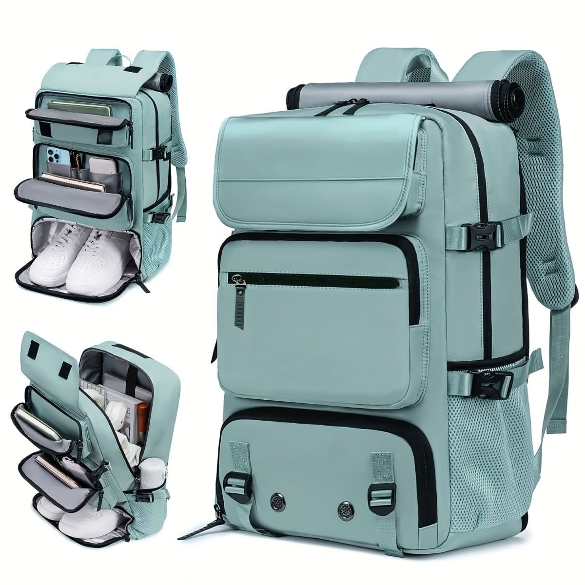 Loopstep | Großer wasserdichter Reiserrucksack mit USB-Anschluss