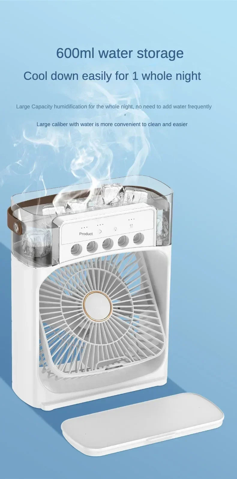 Loopstep | Tragbarer Luftbefeuchter AIr Cooler Ventilator