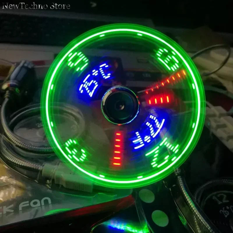 Loopstep | USB LED Fan Uhr