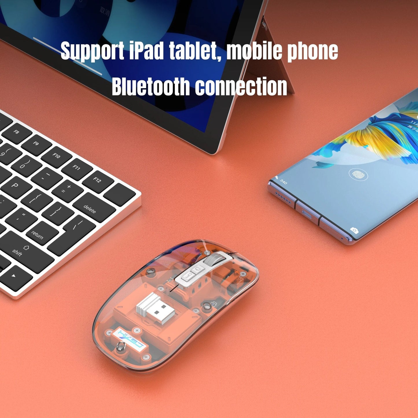Loopstep | Transparente kabellose Bluetooth-Maus